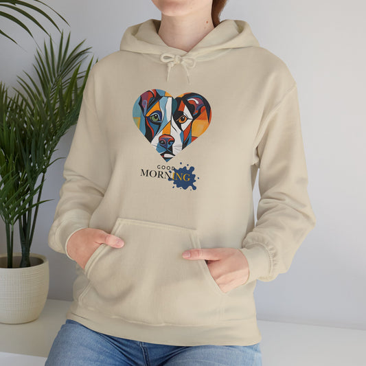 Canine Love Hoodie – Inspired by Art, Made for Comfort-Sniffwaggleandwalk™