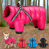 🧥 Puffer Style Cotton and Polyester Dog Jacket🌟 – Cozy and Stylish Protection-Sniffwaggleandwalk™