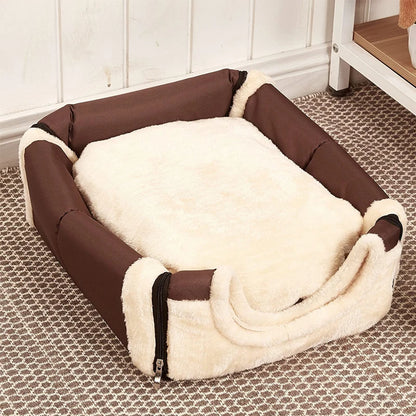 Sniffwagglenwalk™ Indoor Dog House: Soft Cozy Foldable Dog Cave Bed. - Sniff Waggle And Walk