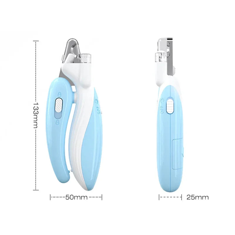 Easy-to-use LED pet nail trimming tool for home grooming
