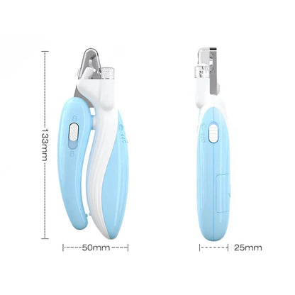 Easy-to-use LED pet nail trimming tool for home grooming
