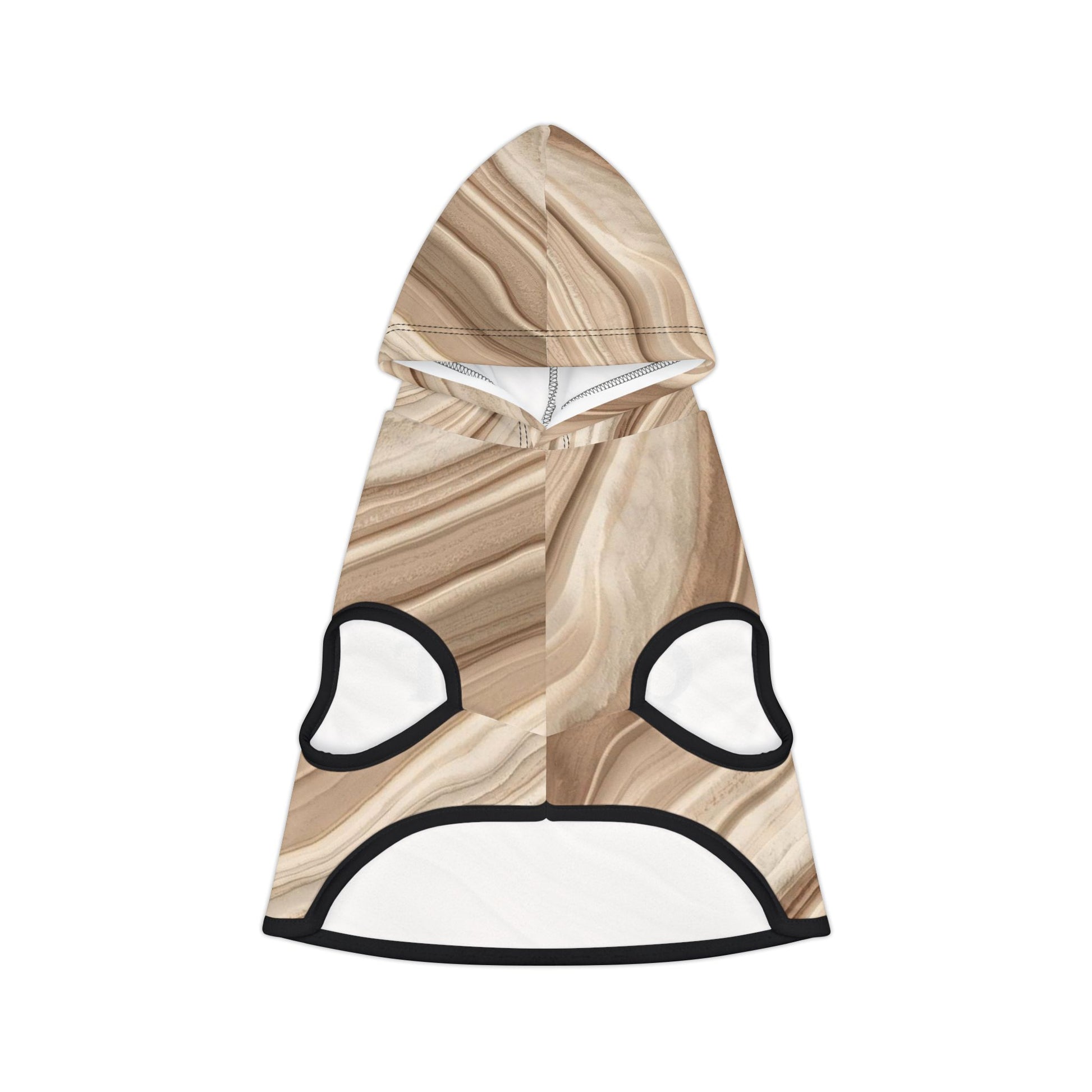 Lightweight polyester pet hoodie designed for relaxed comfort