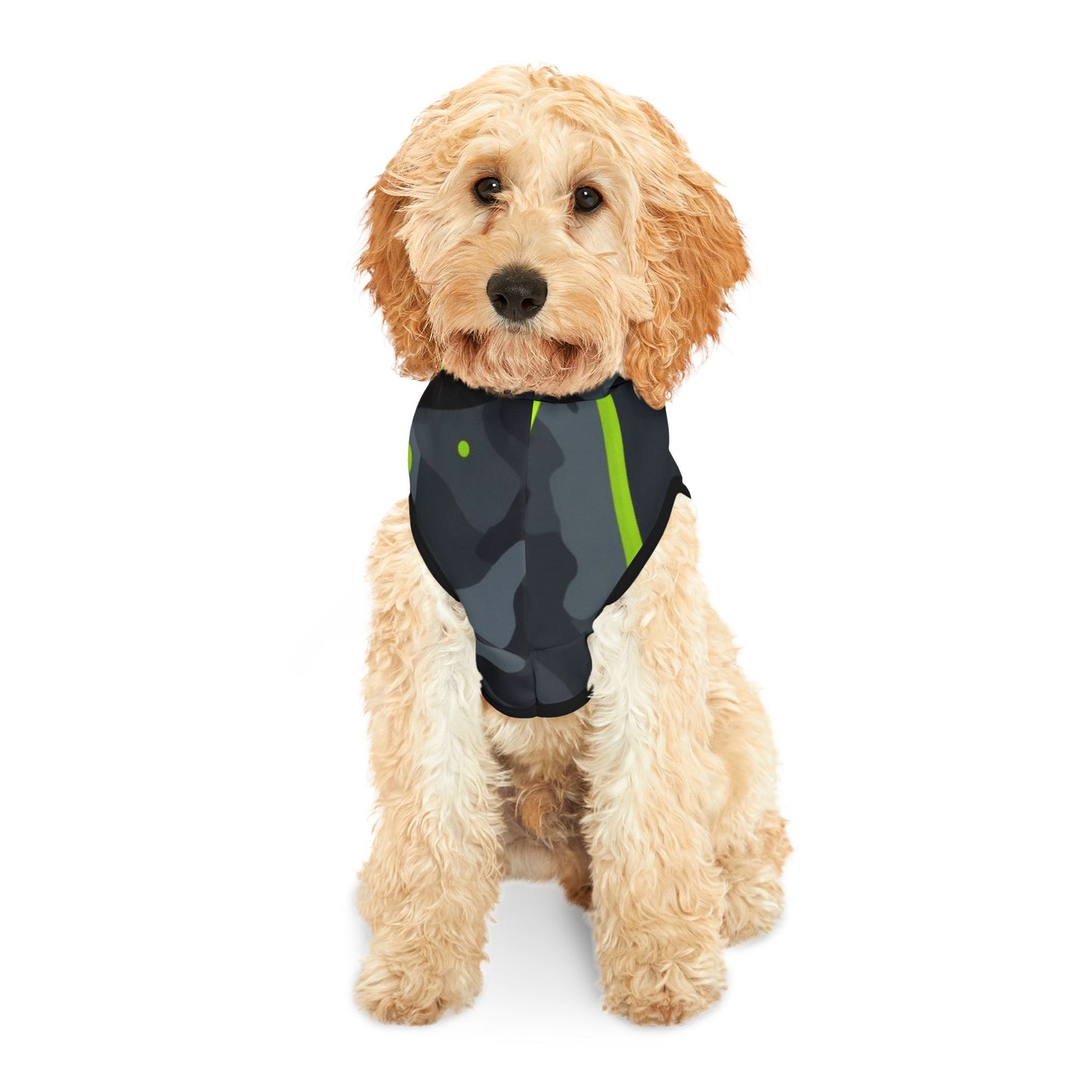 Soft fabric texture of premium Printify urban dog hoodie