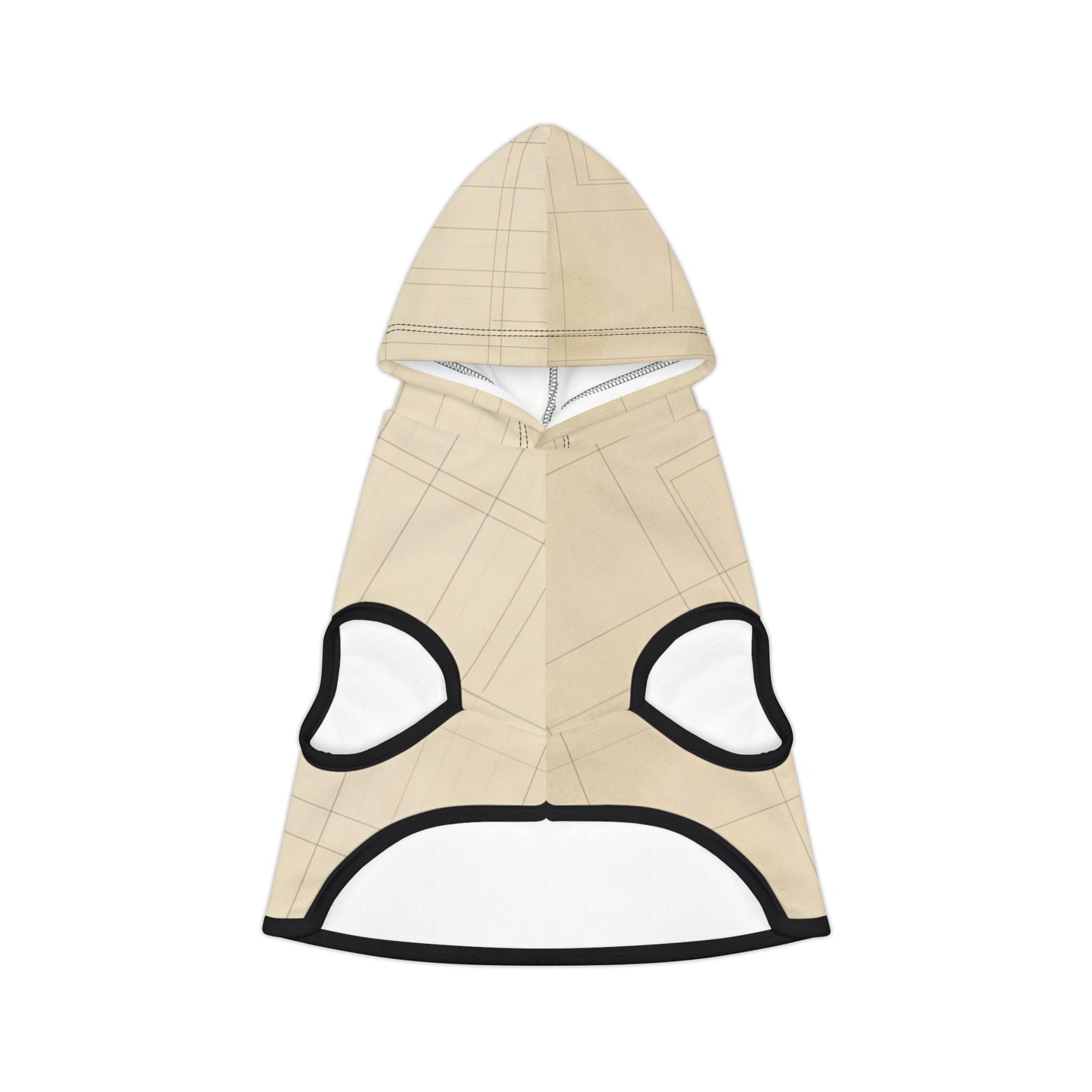 Minimal 555 Pet Hoodie – Neutral Pattern Dog Clothing