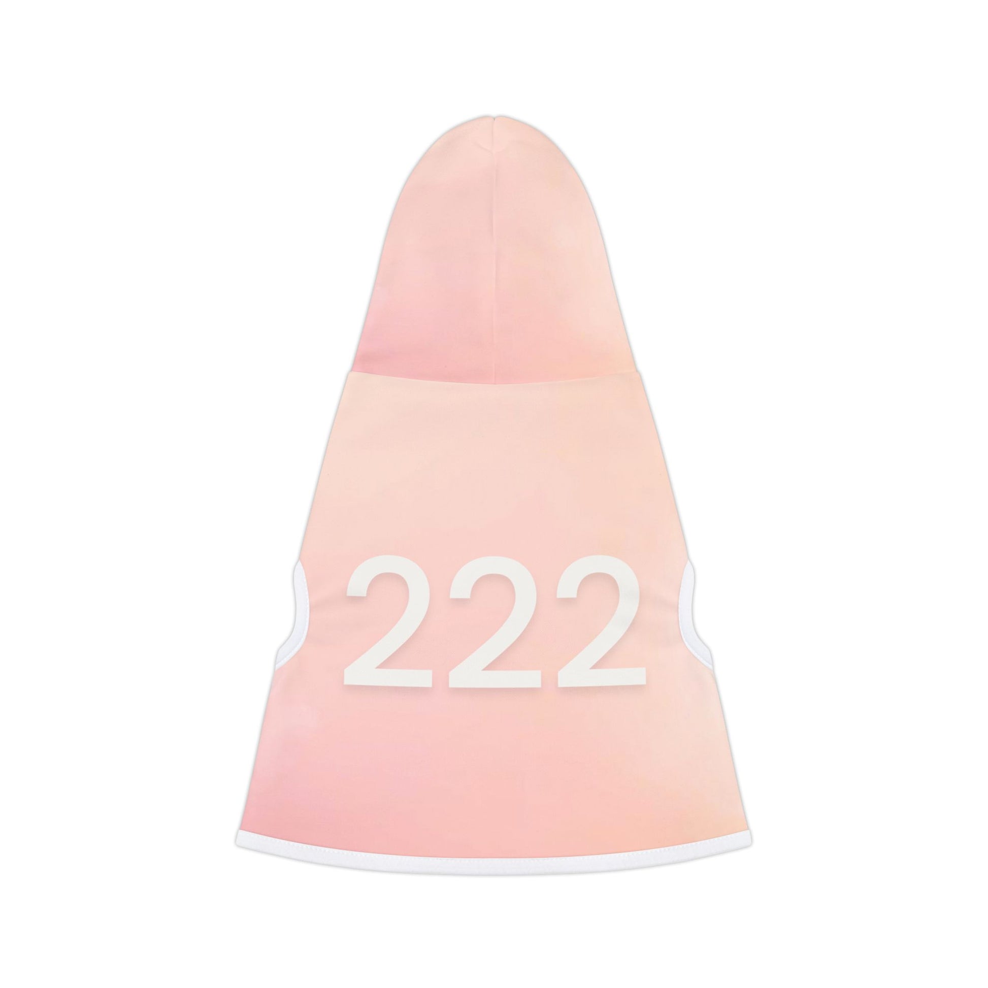 Minimalist 222 numerology hoodie for pets