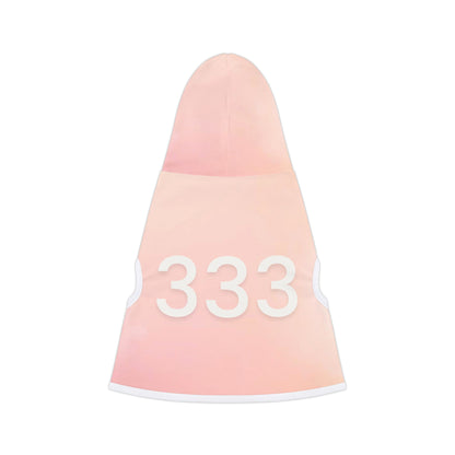Minimalist numerology hoodie for dogs and cats