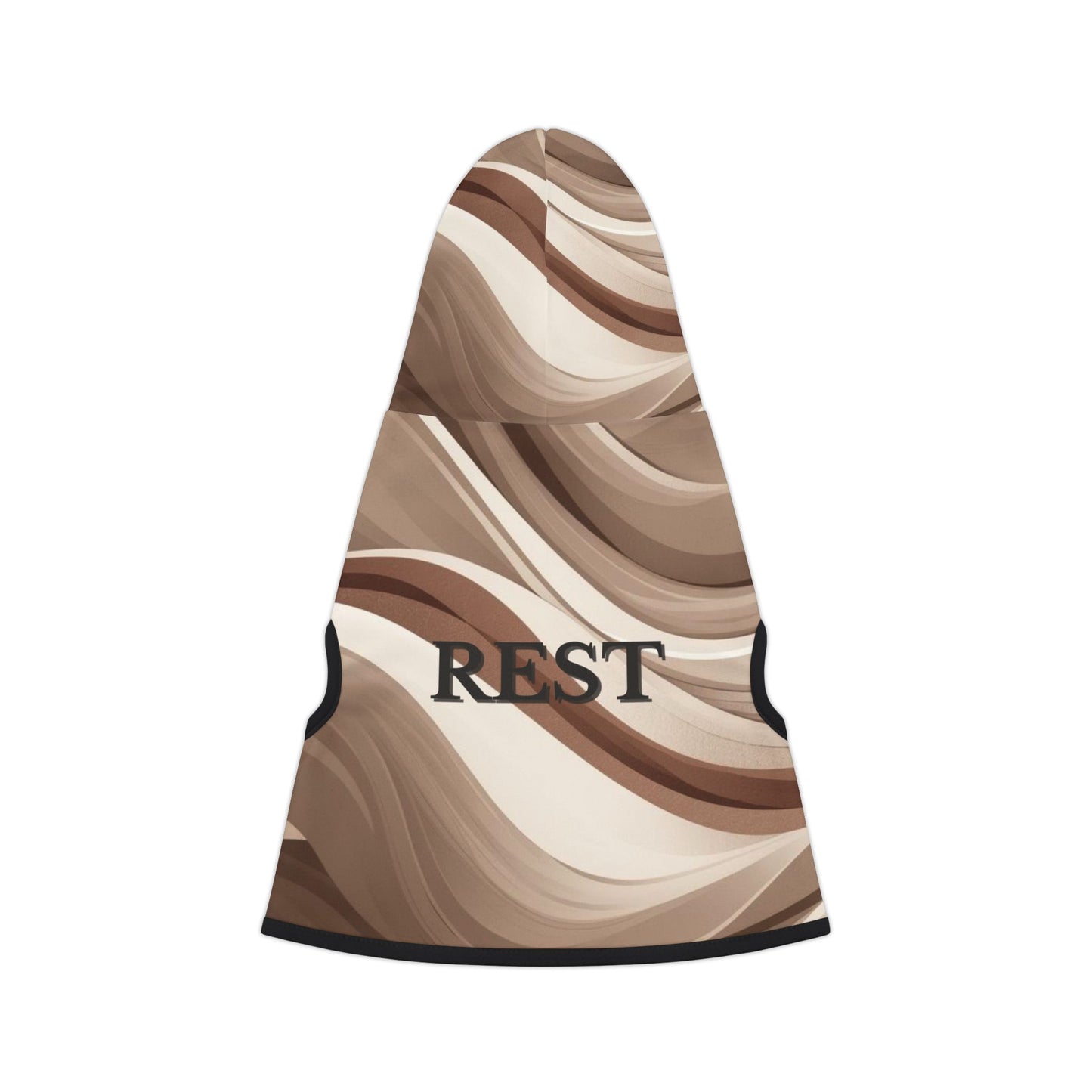 Minimalist dog hoodie designed for sleep and comfort