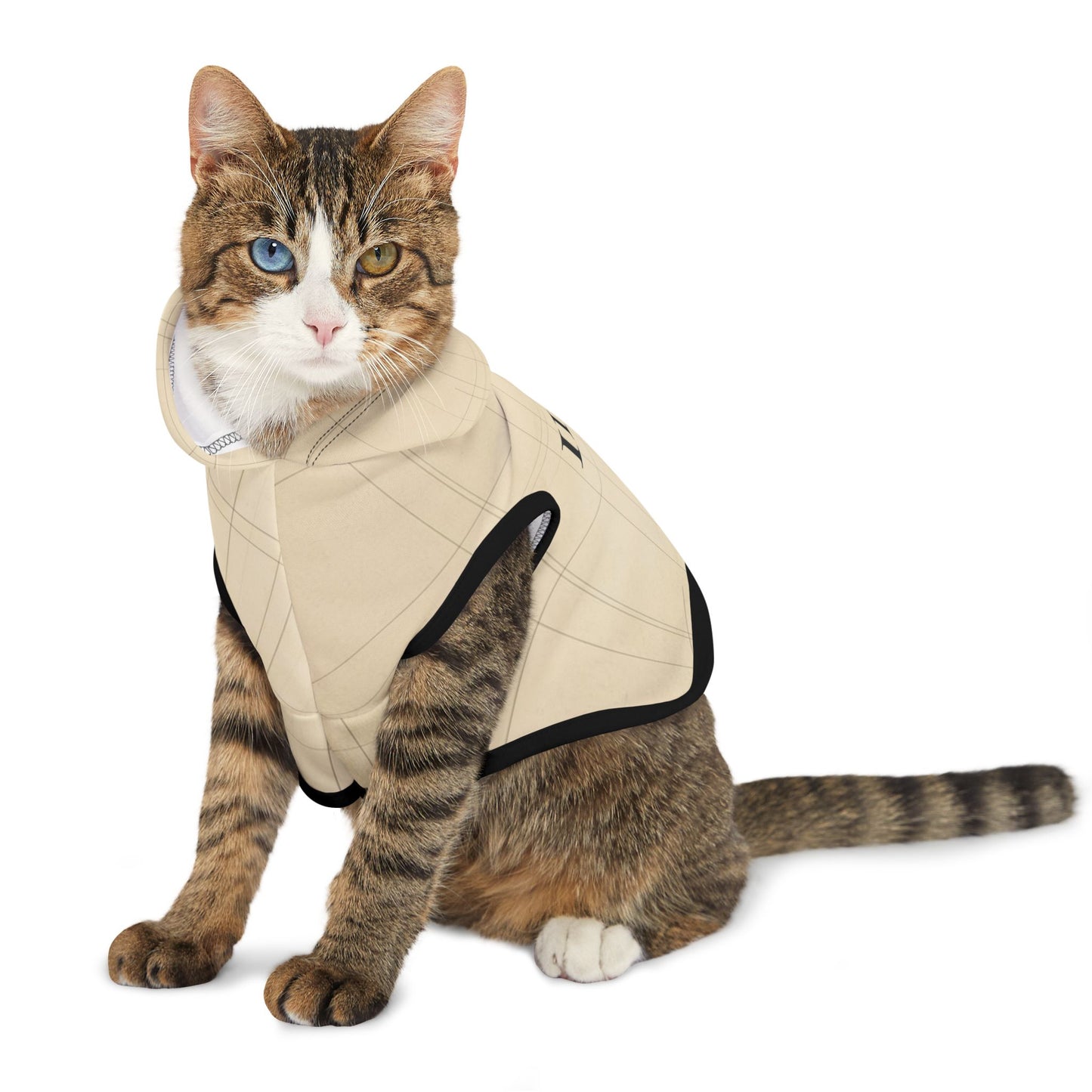 Premium 11:11 alignment hoodie for pets with structured hood