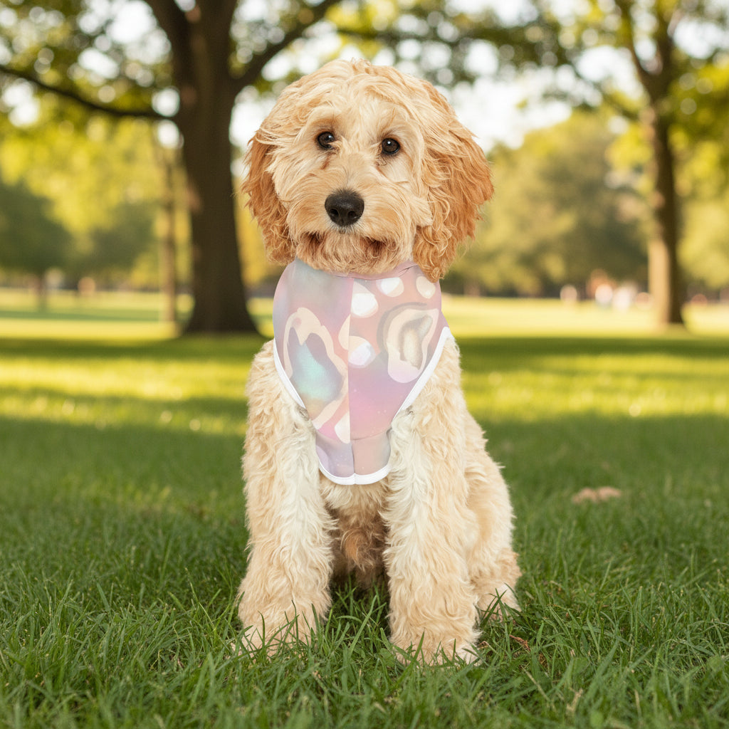 Paw print dog hoodie suitable for small dog breeds