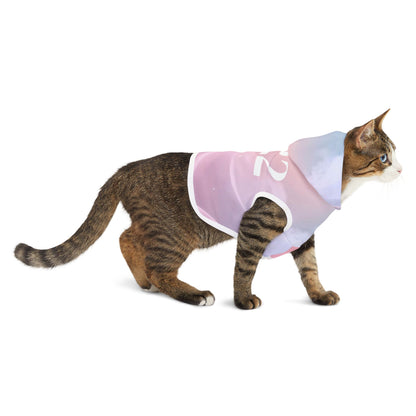 Comfortable hood and neck opening on dog hoodie