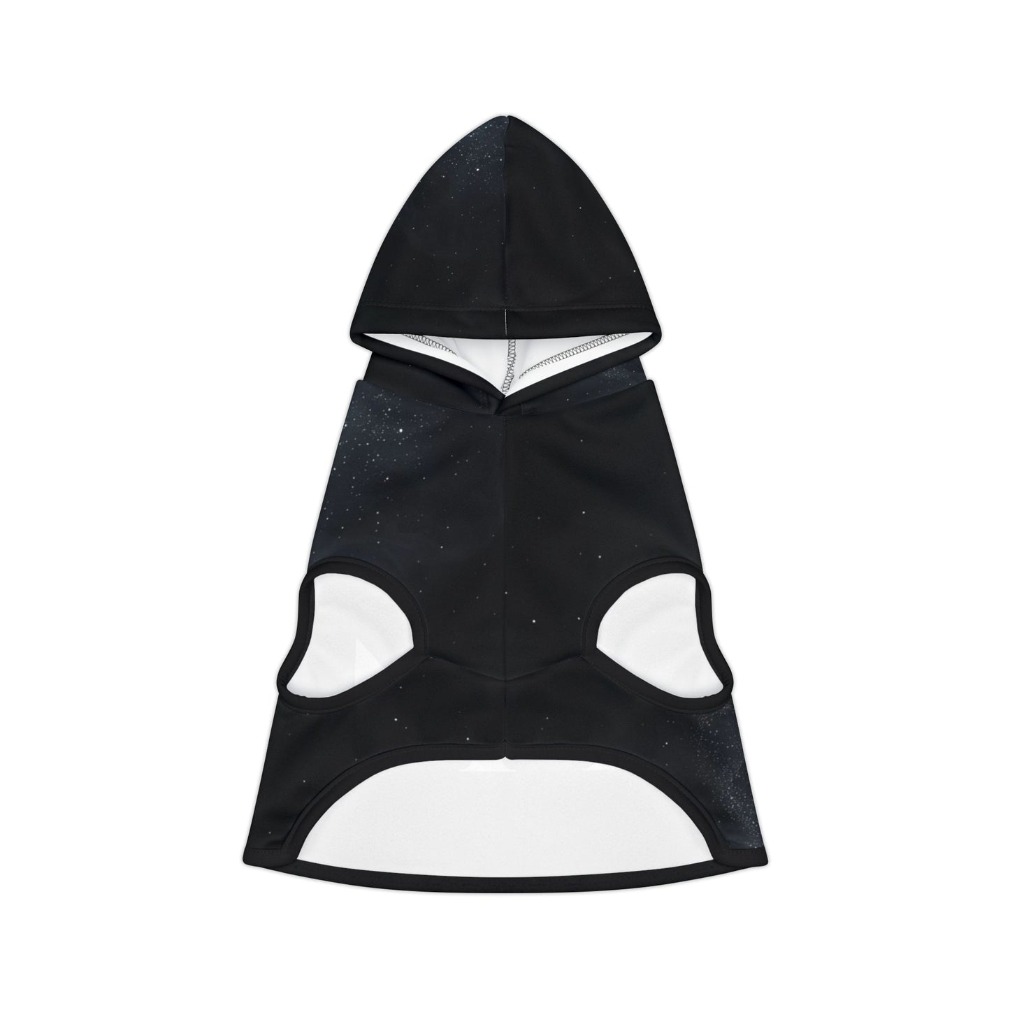 Dog hoodie symbolising protection and stability with 444 angel number