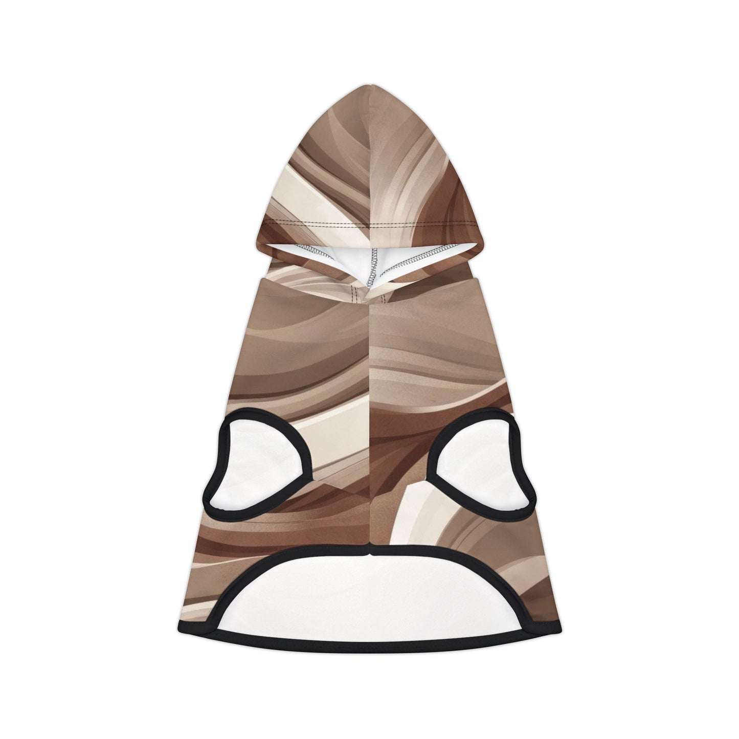 Soft pet hoodie with gentle rib trim and relaxed fit