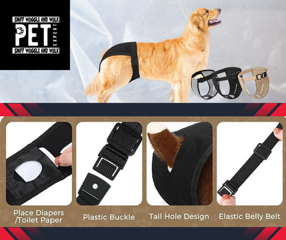 Washable Dog Nappies with Sanitary Pads