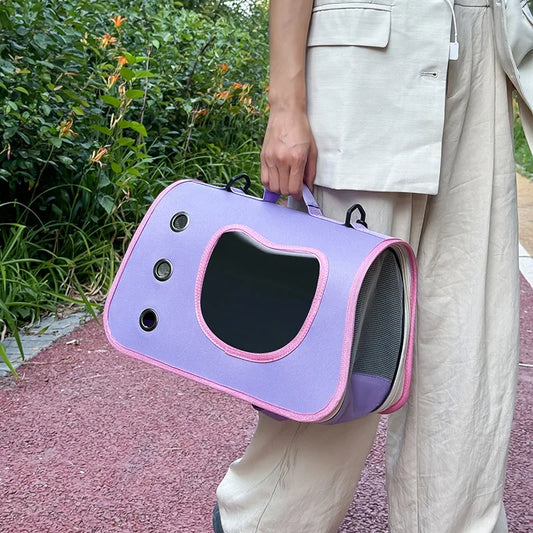 SnuggleGo™ Portable Pet Carrier – Lightweight Cat & Dog Travel Bag