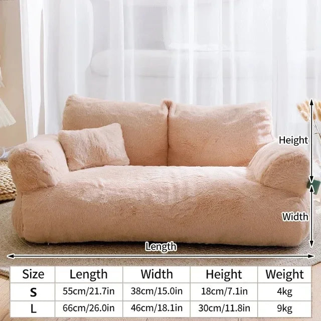 SniffWaggleNWalk™: Luxury Cat Bed Pet Sofa. - Sniff Waggle And Walk