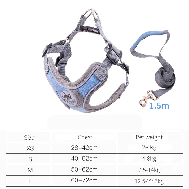 Purple SafeStep™ harness only — padded chest panel adjustable dog harness without lead