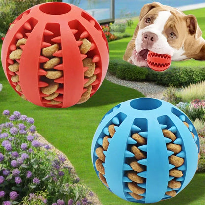 Sniffwagglendwalk® Tooth Cleaning Rubber Food Ball. - Sniff Waggle And Walk