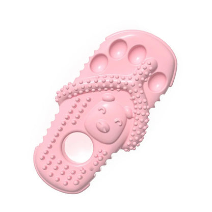 Snifwagglenwalk™ Dog Chew Toy: Pink Rubber Durable Molars Training Toys. - Sniff Waggle And Walk