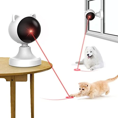 Automatic Laser Cat Toy with 3 Speed Modes, Auto Timer & USB Charging — PawBeam™