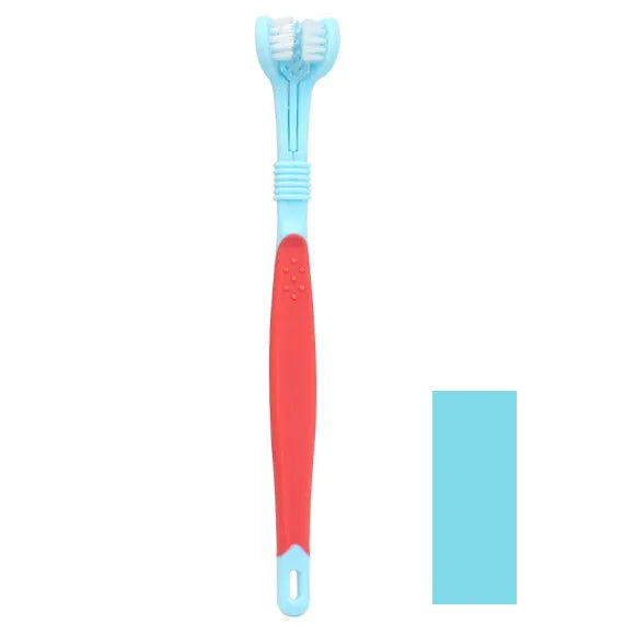 3-Sided Pet Toothbrush - Sniff Waggle And Walk