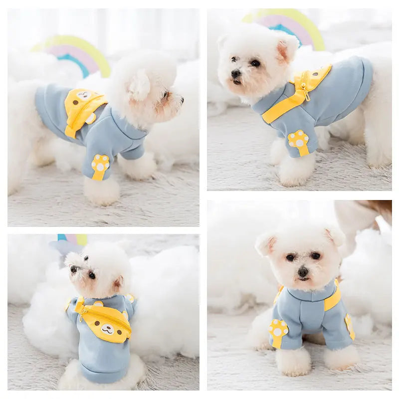 🐾 Sniffwagglenwalk™ Cartoon Sweater: Cozy Autumn and Winter Pullover for Dogs and Cats. - Sniff Waggle And Walk