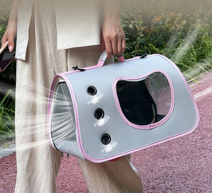 SnuggleGo™ Portable Pet Carrier – Lightweight Cat & Dog Travel Bag