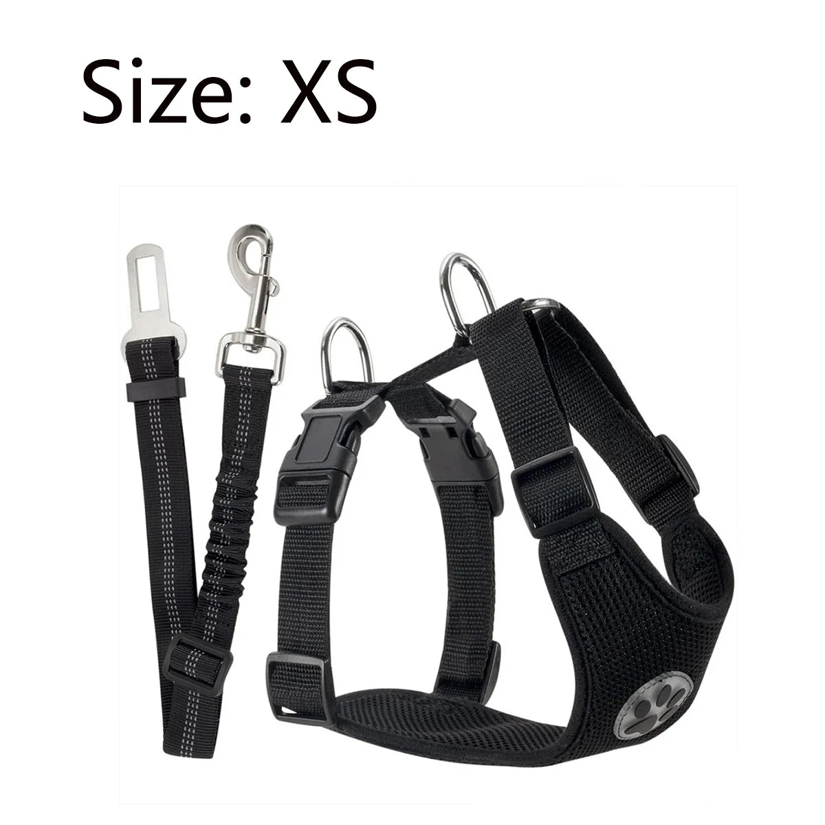 SniffWaggleNWalk dog car safety harness
