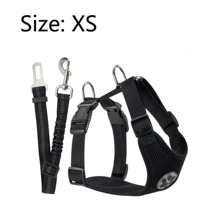 SniffWaggleNWalk dog car safety harness