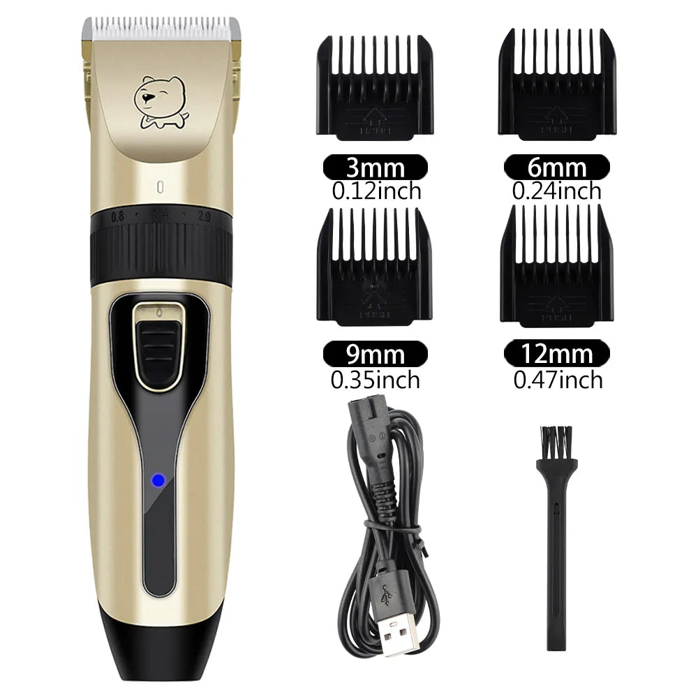 Sniffwagglendwalk® Electrical Grooming Trimmer USB Rechargeable Low Decibel. - Sniff Waggle And Walk