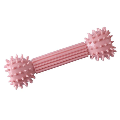 Snifwagglenwalk™ Dog Chew Toy: Pink Rubber Durable Molars Training Toys. - Sniff Waggle And Walk