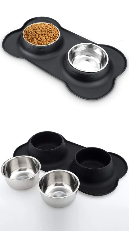 ✨ Eco-Friendly Pet Feeding Set – Say Goodbye to Messy Mealtimes! 🐾-Sniffwaggleandwalk™