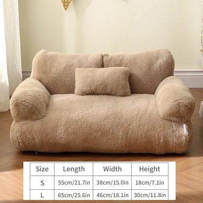 SniffWaggleNWalk™: Luxury Cat Bed Pet Sofa. - Sniff Waggle And Walk