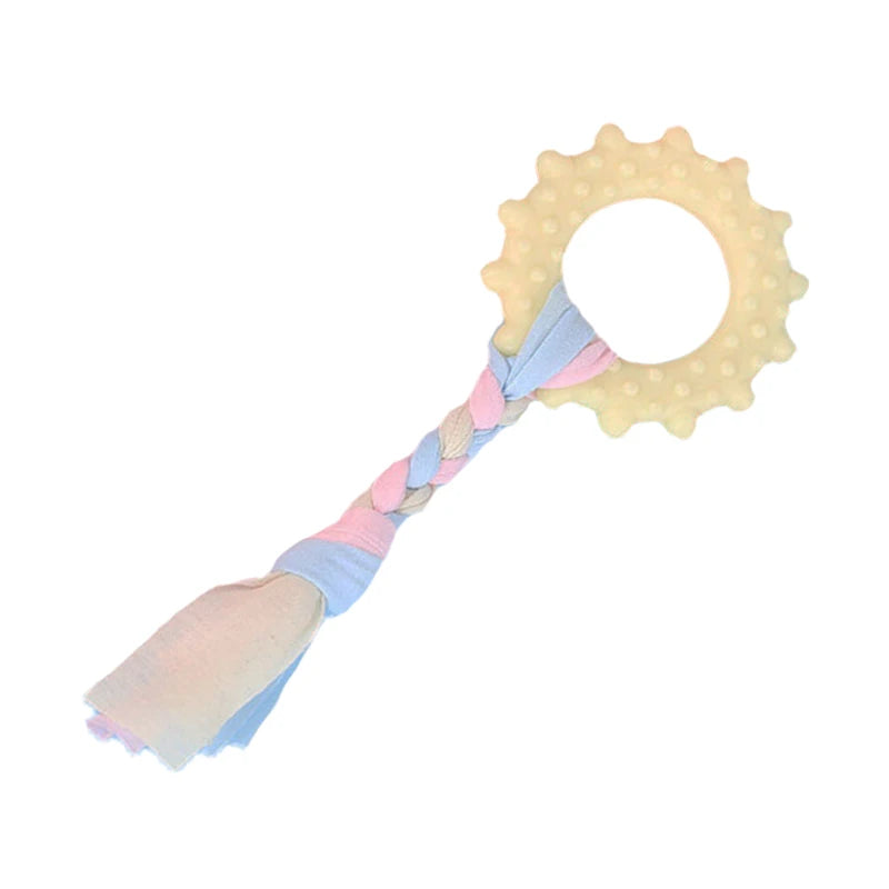 Snifwagglenwalk™ Dog Chew Toy: Pink Rubber Durable Molars Training Toys. - Sniff Waggle And Walk