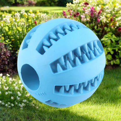 Sniffwagglendwalk® Tooth Cleaning Rubber Food Ball. - Sniff Waggle And Walk