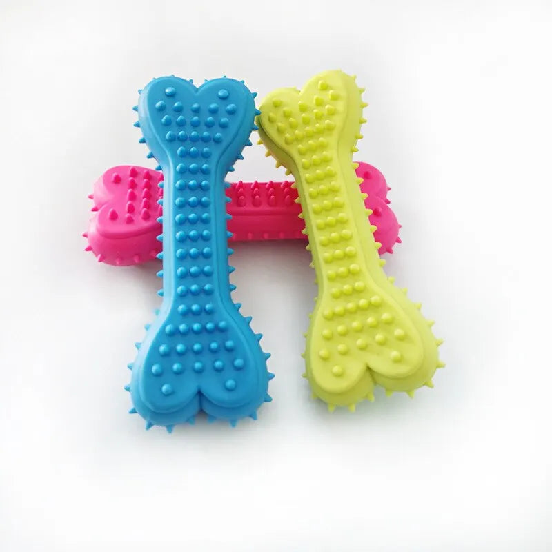 Sniffwagglenwalk™ Rubber Bite-resistance Bone Chew toy. - Sniff Waggle And Walk