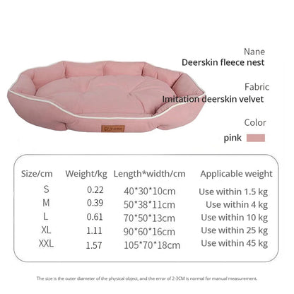 SniffWagglendWalk™ Bite-resistant Pet Ellipse Dog Bed - Sniff Waggle And Walk