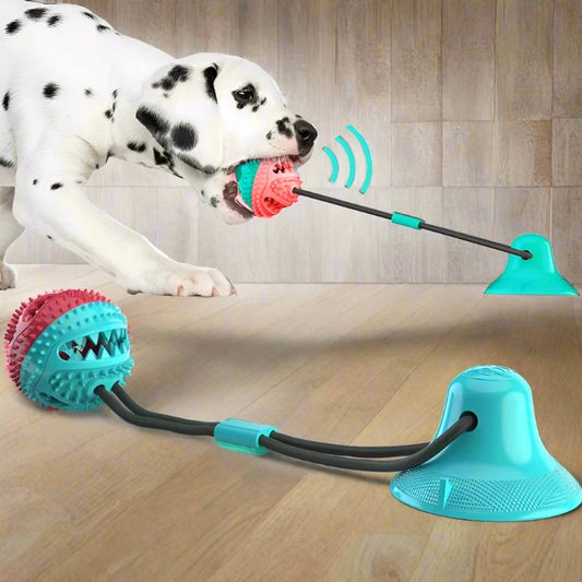 Suction Cup Slow feeder Ball and Rope. Sniffwagglendwalk® - Sniff Waggle And Walk