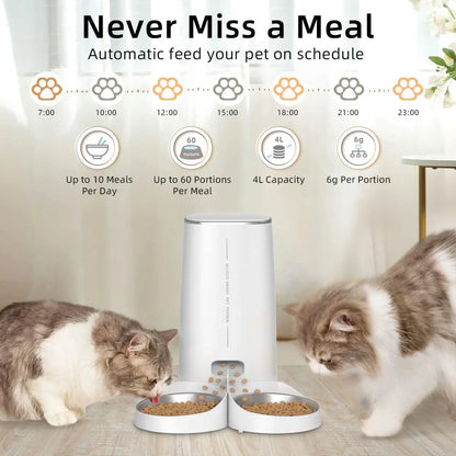 Sniffwagglendwalk®WiFi Auto Feeder For Cats and Dogs. - Sniff Waggle And Walk