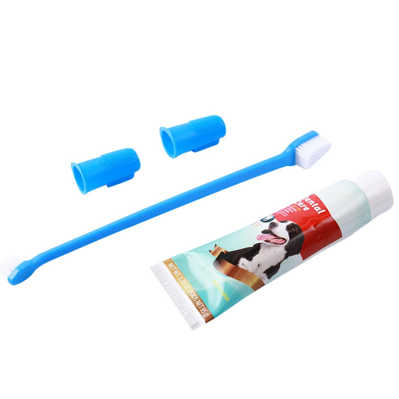 Sniffwagglenwalk™ toothCleaning Kit Include Toothpaste & Soft Long Toothbrush & Finger Toothbrush. - Sniff Waggle And Walk