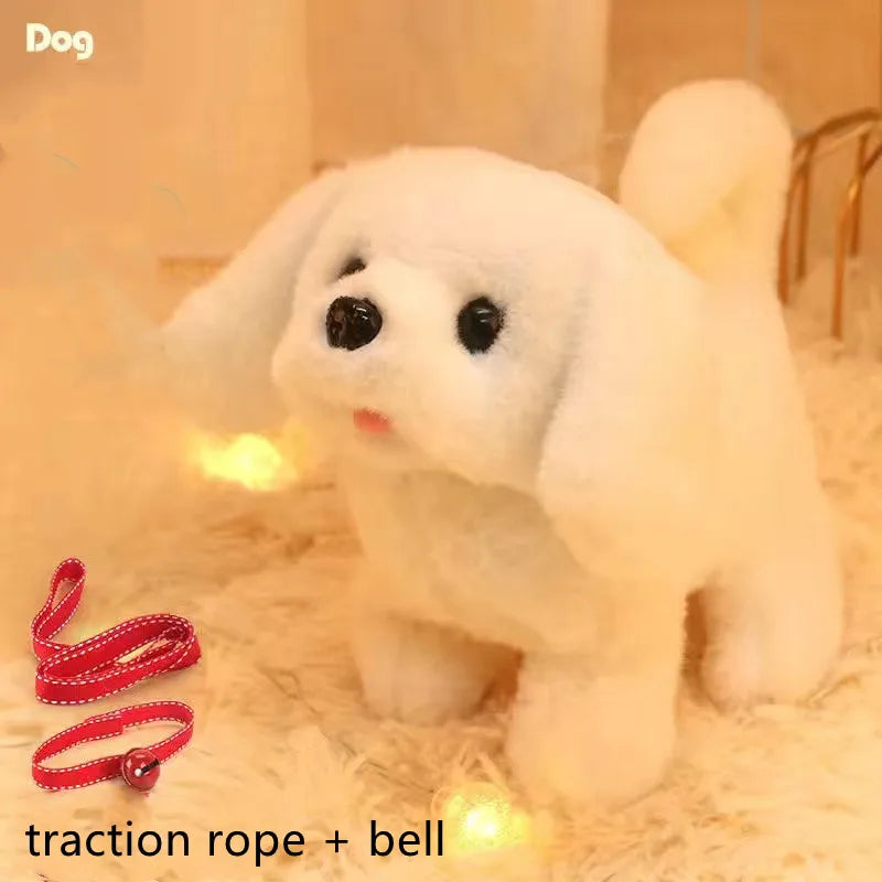 🐾 Snifwagglenwalk™ Interactive Electronic Baby Toy Dogs: Walking, Barking, Tail-Wagging Plush Pals. - Sniff Waggle And Walk