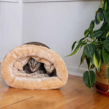 SniffWaggleNWalk cat sleeping bag, small and medium cat nest