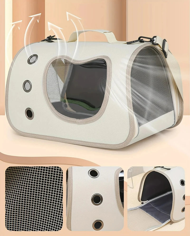 SnuggleGo™ Portable Pet Carrier – Lightweight Cat & Dog Travel Bag