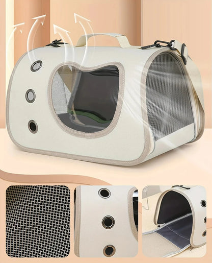 SnuggleGo™ Portable Pet Carrier – Lightweight Cat & Dog Travel Bag