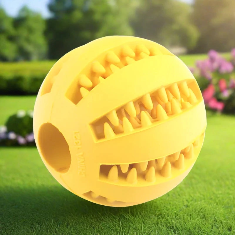 Sniffwagglendwalk® Tooth Cleaning Rubber Food Ball. - Sniff Waggle And Walk