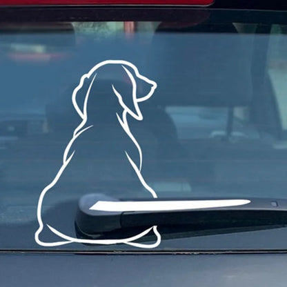 Puppy Dog Car Rear Windshield Wiper Decor - Sniff Waggle And Walk