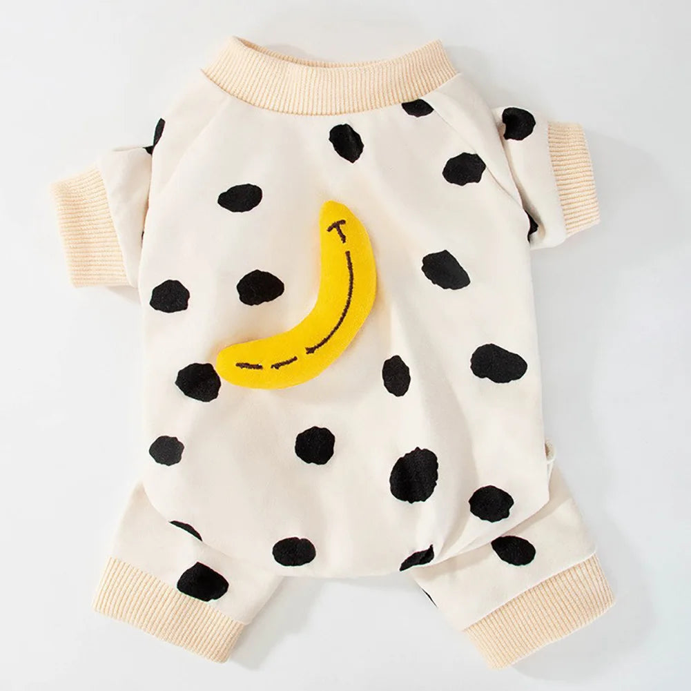 Sniffwagglenwalk™ 100% Cotton Pet Striped Jumpsuit: Sweet Pajamas - Sniff Waggle And Walk