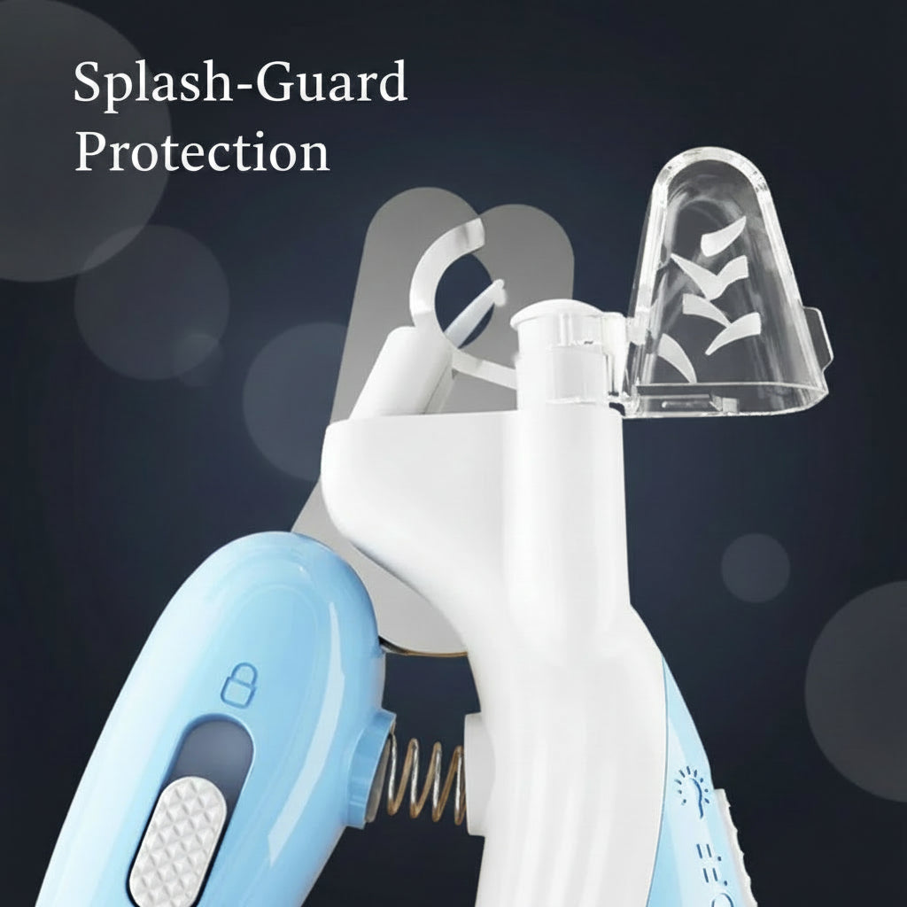 Compact LED nail clippers for cats and kittens