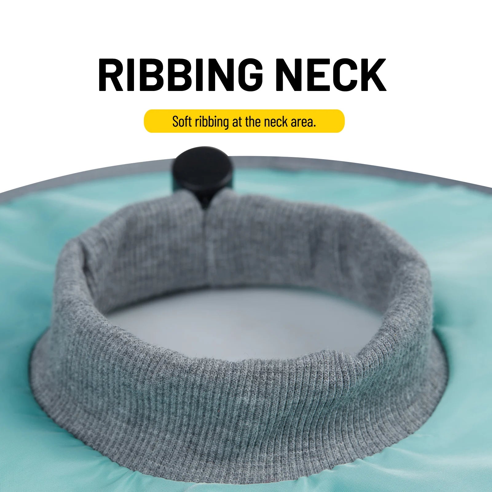 Blue soft cone for cats, prevents licking and biting wounds