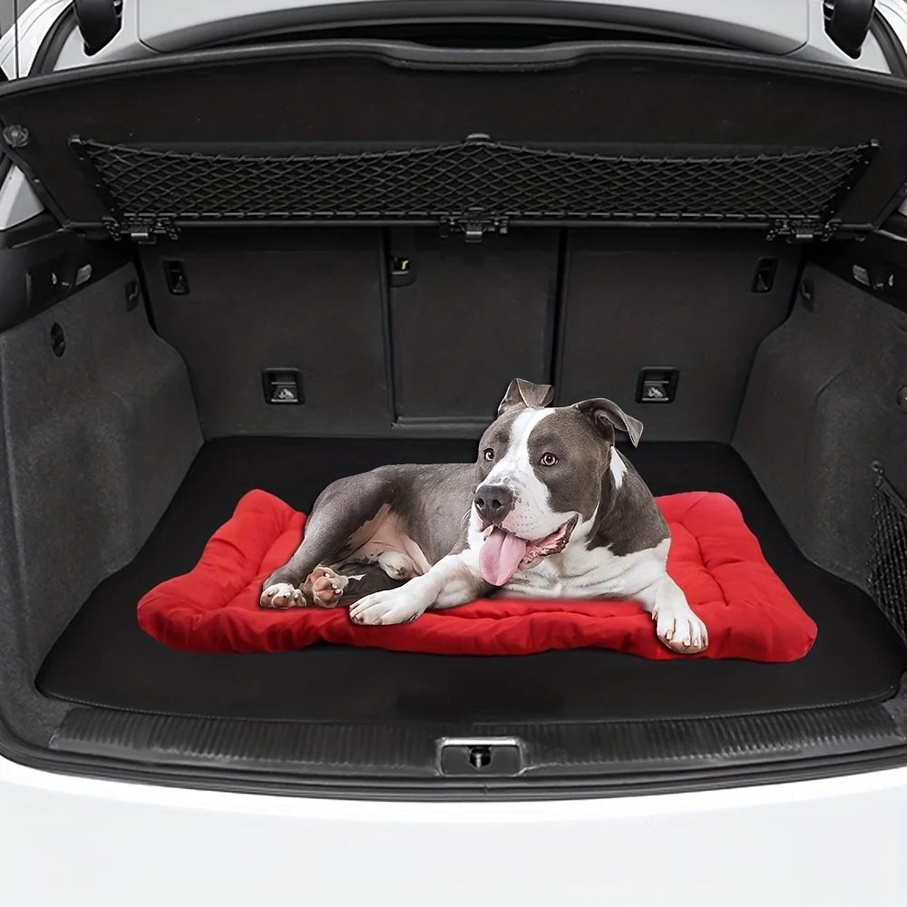 Non-slip washable pet bed mat for dogs, indoor and outdoor use