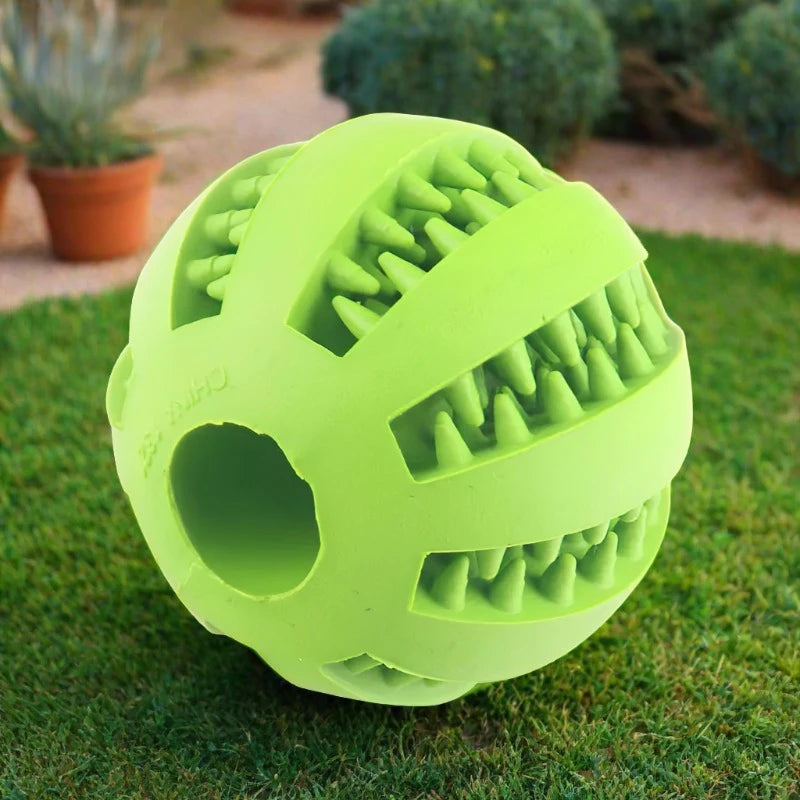 Sniffwagglendwalk® Tooth Cleaning Rubber Food Ball. - Sniff Waggle And Walk